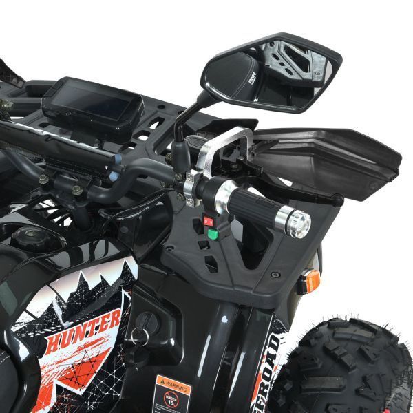 Квадроцикл HB-EATV1450H-2(MP3) V2 (1шт) мотор 1450W безщітк., 5акум 12V/20AH, муз, до 82кг, bluetooth, SD, чорний mp-333144 фото