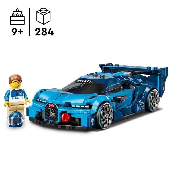 Конструктор LEGO Speed Champions Спортивный автомобиль Bugatti Vision GT Hyper 284 Детали afk-186620 фото