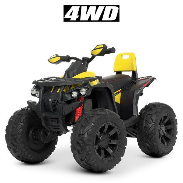 Дитячий електро квадроцикл Bambi M 4795 EBLR-6, жовтий mp-266080 фото