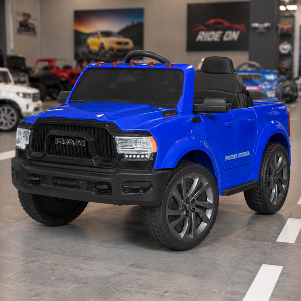 Дитячий електромобіль Джип Bambi M 5766 EBLR-4 Dodge RAM, синій mp-292269 фото