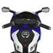 Дитячий мотоцикл Kawasaki Ninja M 6267EL-4 синій, 2 мотори по 35W, EVA, шкіра, Bluetooth mp-332334 фото 9