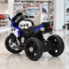 Дитячий мотоцикл Kawasaki Ninja M 6267EL-4 синій, 2 мотори по 35W, EVA, шкіра, Bluetooth mp-332334 фото 3