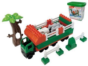 Конструктор Вантажівка, 95 деталей, у пластиковому боксі, Doloni Toys 013888/10 bab-964418 фото