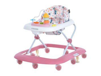 Ходунки El Camino ME 1217 PYRAMID Pink, музика, стопор, 8 коліс, El Camino bab-375159 фото