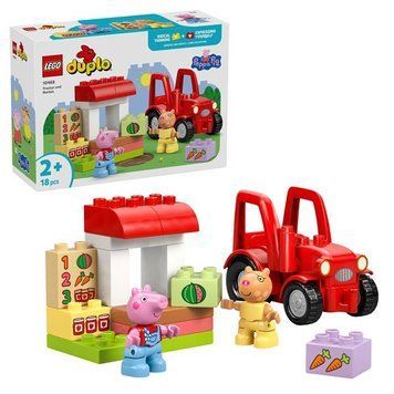 Конструктор LEGO&reg; DUPLO&reg; Пеппа Трактор і ринок 18 Деталей afk-186716 фото