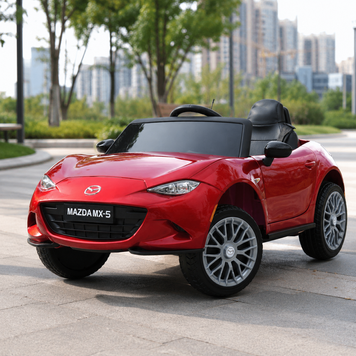 Детский электромобиль Mazda MX-5 M 5846EBLRS-3 красный, 4 мотора по 25W, EVA, экокожа, Bluetooth, MP3, автопокраска mp-313662 фото