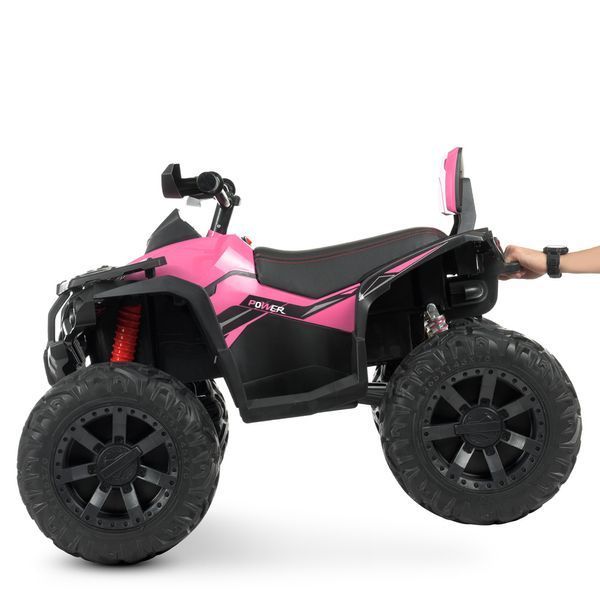 Дитячий електро квадроцикл Bambi M 4795 EBLR-8, рожевий mp-266081 фото