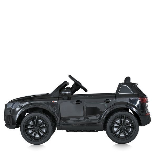 Детский электромобиль Джип Audi Q7 M 5796EBLR-2, 2 мотора по 35W, EVA, экокожа, MP3, USB, Bluetooth, черный mp-297928 фото