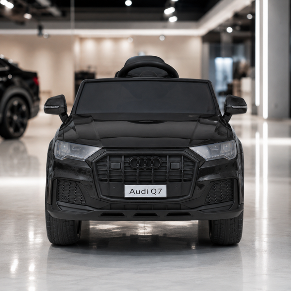 Детский электромобиль Джип Audi Q7 M 5796EBLR-2, 2 мотора по 35W, EVA, экокожа, MP3, USB, Bluetooth, черный mp-297928 фото