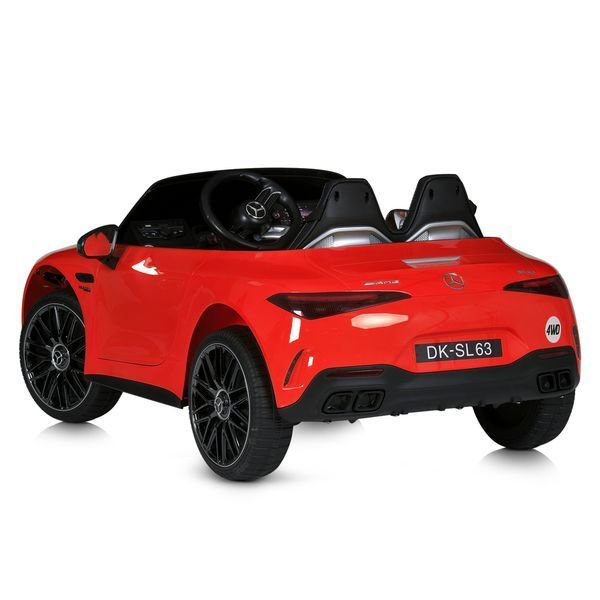 Дитячий електромобіль Bambi M 5098 EBLR-3 Mercedes SL 63, двомісний, червоний mp-290029 фото