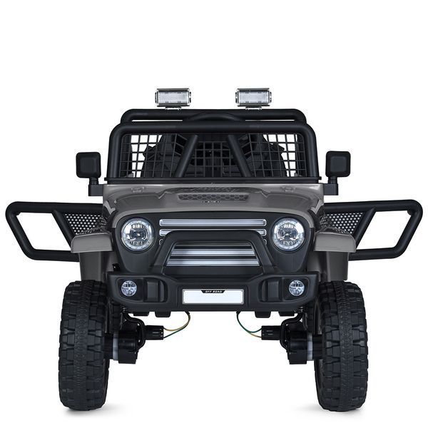 Джип M 5991EBLR-11 24V 1шт 2, 4G, 1аккум24V5AH, 4мотора50W, BLUETOOTH, USB, TF, EVA, музыка, свет, шкіра, сірий mp-305698 фото