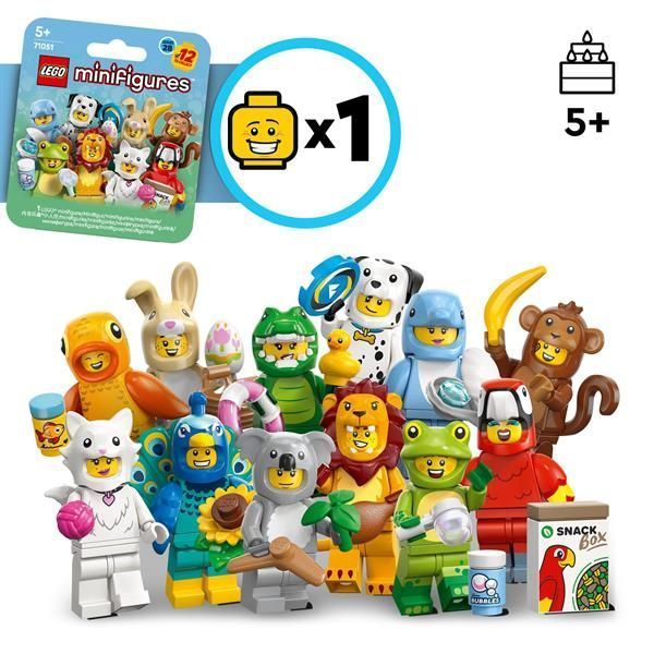 Конструктор LEGO Minifigures Животные. Серия 28, 7 Деталей afk-186578 фото
