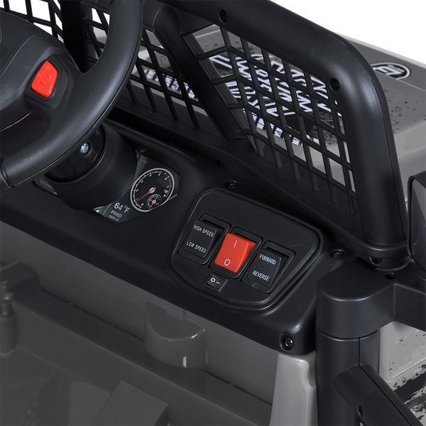 Джип M 5991EBLR-11 24V 1шт 2, 4G, 1аккум24V5AH, 4мотора50W, BLUETOOTH, USB, TF, EVA, музыка, свет, шкіра, сірий mp-305698 фото