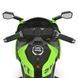 Дитячий мотоцикл Kawasaki Ninja M 6267EL-5 зелений, 2 мотори по 35W, EVA, шкіра, Bluetooth mp-332335 фото 9