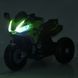 Дитячий мотоцикл Kawasaki Ninja M 6267EL-5 зелений, 2 мотори по 35W, EVA, шкіра, Bluetooth mp-332335 фото 10