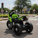 Дитячий мотоцикл Kawasaki Ninja M 6267EL-5 зелений, 2 мотори по 35W, EVA, шкіра, Bluetooth mp-332335 фото 2