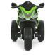Дитячий мотоцикл Kawasaki Ninja M 6267EL-5 зелений, 2 мотори по 35W, EVA, шкіра, Bluetooth mp-332335 фото 6