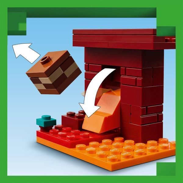 Конструктор LEGO Minecraft Битва с лавой в Незере 99 деталей afk-100805 фото