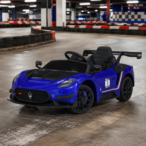 Дитячий електромобіль Bambi M 5105 EBLR-4 Maserati, синій mp-299635 фото