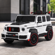 Детский электромобиль Джип Mercedes-AMG G 63 Brabus Rocket 900 M 6257EBLR-1 белый, Гелендваген, 4 мотора по 35W, EVA, экокожа, MP3, Bluetooth mp-329920 фото 1