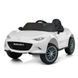 Дитячий електромобіль Mazda MX-5 M 5846EBLR-1 білий, 4 мотори по 25W, EVA, екошкіра, MP3, USB, TF, Bluetooth mp-313658 фото 1