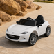 Дитячий електромобіль Mazda MX-5 M 5846EBLR-1 білий, 4 мотори по 25W, EVA, екошкіра, MP3, USB, TF, Bluetooth mp-313658 фото 2