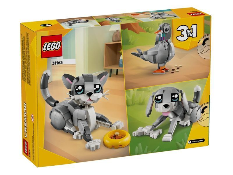 Конструктор LEGO Creator 3 в 1 Игривый кот, 407 деталей 31163 bab-395949 фото