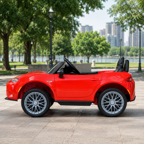 Детский электромобиль Mazda MX-5 M 5846EBLR-3 красный, 4 мотора по 25W, EVA, экокожа, MP3, USB, Bluetooth mp-313659 фото