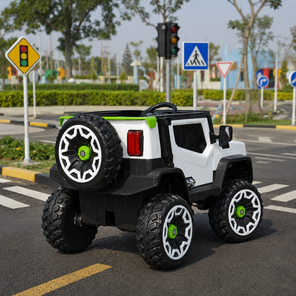 Детский электромобиль Джип M 5912 EBLR-1 Mercedes, белый mp-301615 фото