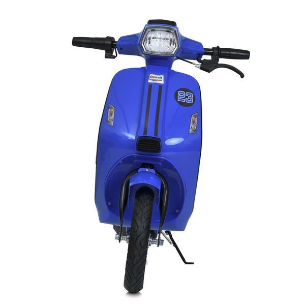 Мотоцикл M 6017AL-4 1*350W, 2*12V10AH, MP3, кожа, голубой mp-305773 фото