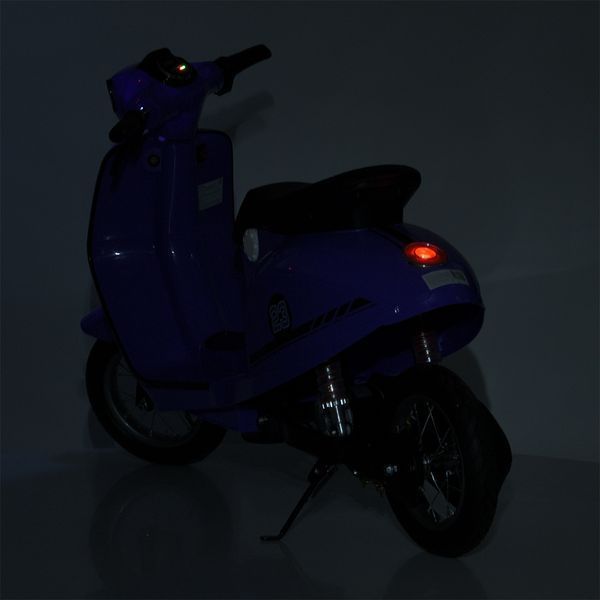 Мотоцикл M 6017AL-4 1*350W, 2*12V10AH, MP3, кожа, голубой mp-305773 фото