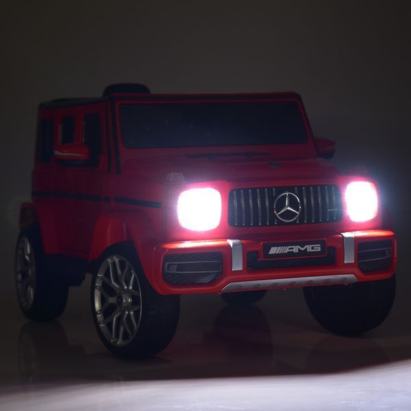 Дитячий електромобіль Джип Bambi M 4214 EBLR-1 Mercedes Гелендваген, білий mp-221076 фото