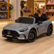 Дитячий електромобіль Mercedes-AMG GT R Roadster M 6313EBLRS-11 сірий двомісний, 4 мотори по 200W, EVA, екошкіра, Bluetooth, MP3, автопофарбування mp-340928 фото 8
