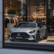 Дитячий електромобіль Mercedes-AMG GT R Roadster M 6313EBLRS-11 сірий двомісний, 4 мотори по 200W, EVA, екошкіра, Bluetooth, MP3, автопофарбування mp-340928 фото 3