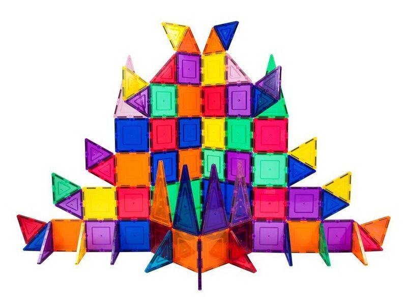 Магнітний конструктор PicassoTiles Magnetic Building Blocks, 101 деталь bab-396304 фото