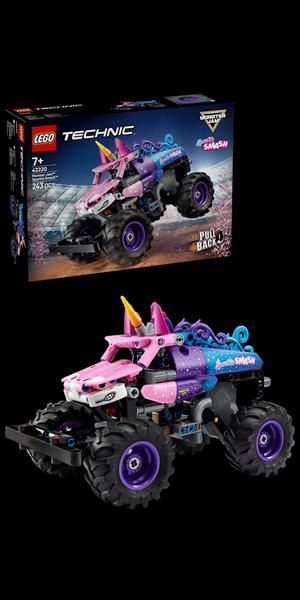 Конструктор LEGO Technic Monster Jam&trade; Sparkle Smash&trade; с функцией &laquo;Pull-Back&raquo; 243 Детали 42220 afk-186530 фото