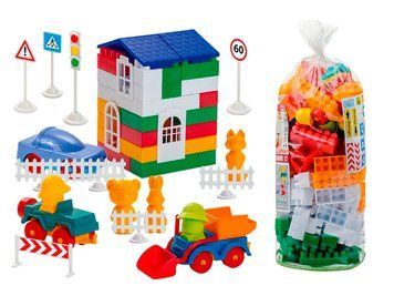 Конструктор Лідер №4 Colorplast 1-053 150 деталей bab-230379 фото