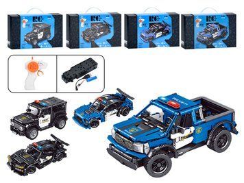Конструктор на радиоуправлении Полицейский автомобиль, 1:16, 2,4 GHz, USB, 4 вида 70022-3-4-5D bab-393702 фото