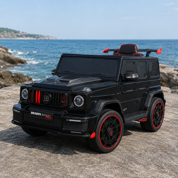 Детский электромобиль Джип Mercedes-AMG G 63 Brabus Rocket 900 Гелендваген M 6257EBLR-2 черный, 4 мотора по 35W, EVA, экокожа, MP3, USB, Bluetooth mp-329922 фото