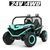 Детский электромобиль Джип Bambi M 4969(2)EBLR-15 багги UTV Can-Am MaverickX3, двухместный, 2 мотора по 150W, EVA, кожа, Bluetooth, MP3, USB, свет, бирюзовый mp-278348 фото