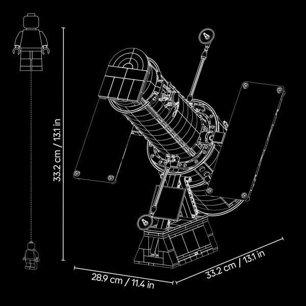 Конструктор LEGO&reg; Icons Космічний телескоп &laquo;Габбл&raquo; - Набір наукового декору afk-186844 фото