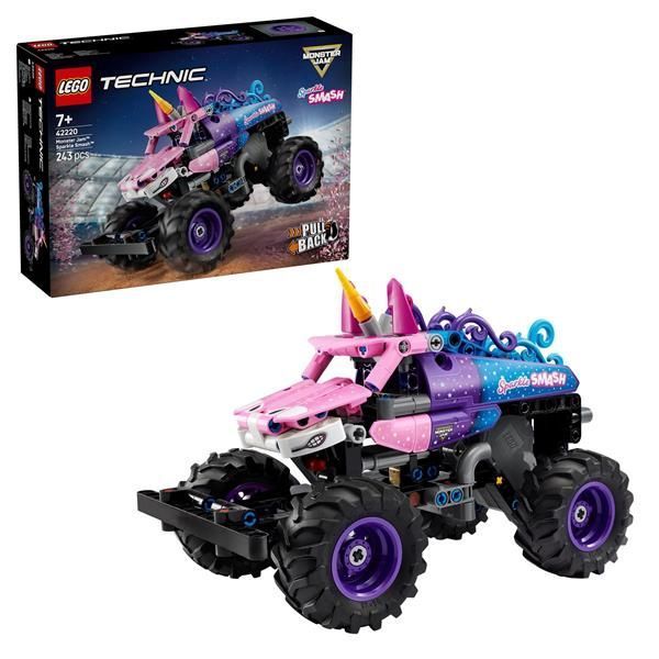 Конструктор LEGO Technic Monster Jam&trade; Sparkle Smash&trade; с функцией &laquo;Pull-Back&raquo; 243 Детали 42220 afk-186530 фото