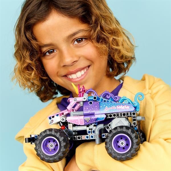 Конструктор LEGO Technic Monster Jam&trade; Sparkle Smash&trade; с функцией &laquo;Pull-Back&raquo; 243 Детали 42220 afk-186530 фото