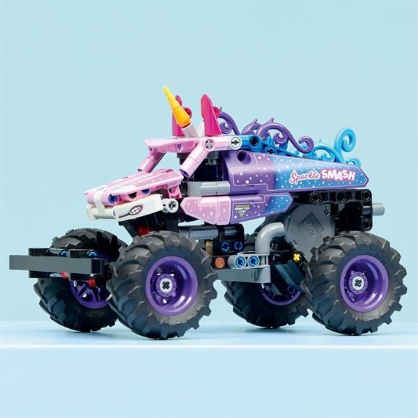 Конструктор LEGO Technic Monster Jam&trade; Sparkle Smash&trade; с функцией &laquo;Pull-Back&raquo; 243 Детали 42220 afk-186530 фото