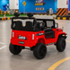 Дитячий електромобіль Джип Jeep Wrangler M 6270EBLR-3 двомісний, 2 мотори по 45W, EVA, шкіра, MP3, USB, Bluetooth, червоний mp-332982 фото 13