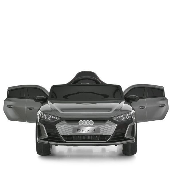 Дитячий електромобіль Audi RS e-tron GT M 6268EBLRS-11, 2 мотори по 35W, EVA, екошкіра, Bluetooth, сірий mp-332333 фото