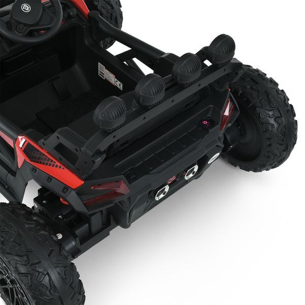 Багги M 6073EBLR-3 2, 4G на радиоуправлении, 2*12V7AH, 4*35W, USB, BLUETOOTH, EVA, музыка, свет, кожа, красный mp-308887 фото