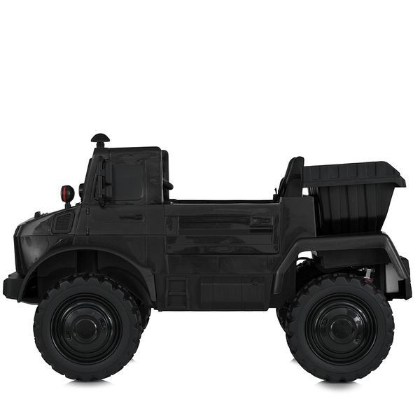 Детский электромобиль Джип Bambi Джип M 5837 EBLR-2 (36V) Mercedes Unimog, двухместный, черный mp-300063 фото
