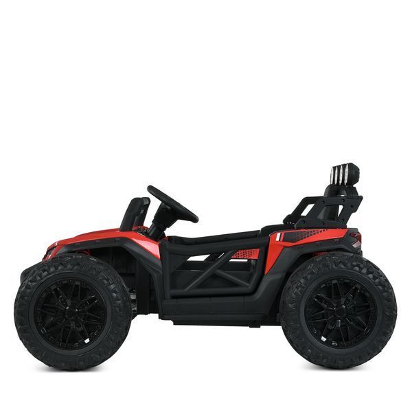 Багги M 6073EBLR-3 2, 4G на радиоуправлении, 2*12V7AH, 4*35W, USB, BLUETOOTH, EVA, музыка, свет, кожа, красный mp-308887 фото