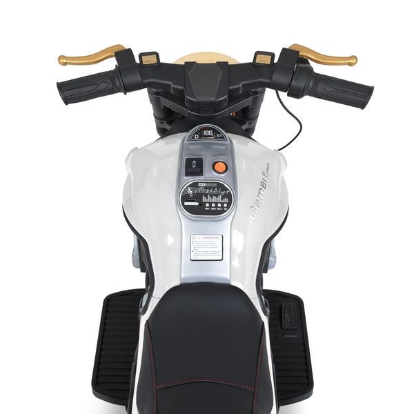 Дитячий мотоцикл Bambi M 5048EL-1 Harley-Davidson V-Rod білий, 2 мотори по 25W, EVA, шкіра, MP3, USB, Bluetooth mp-285651 фото